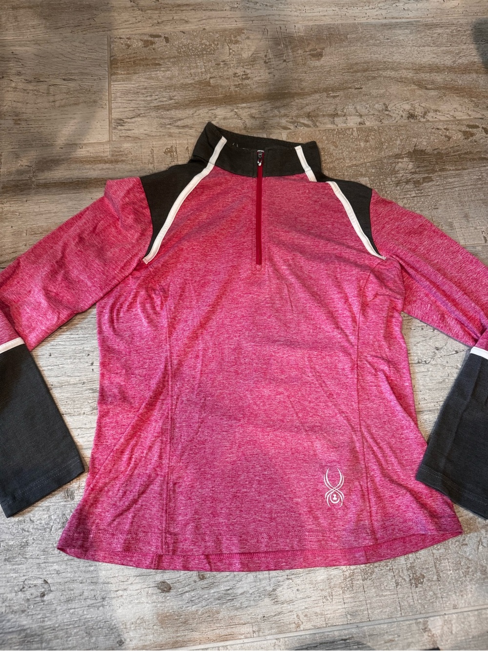 Spyder Pink Half-Zip Athletic Pullover